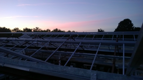 Asbestsanering + nieuw polycarbonaat dak, Grootebroek